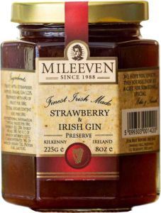 Mileeven Strawberry & Irish Gin Preserve 225g (7.9oz)