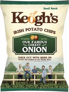 Keoghs Dubliner Cheese & Onion 40g (1.4oz) 4 Pack