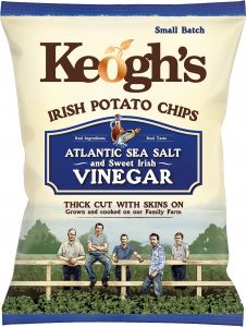 Keoghs Sea Salt & Cider Vinegar 40g (1.4oz) 4 Pack