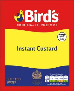 Birds Instant Custard Sachet 75g (2.6oz) 3 Pack