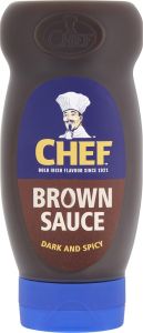 Chef Brown Sauce Squeezy 485g (17.1oz)