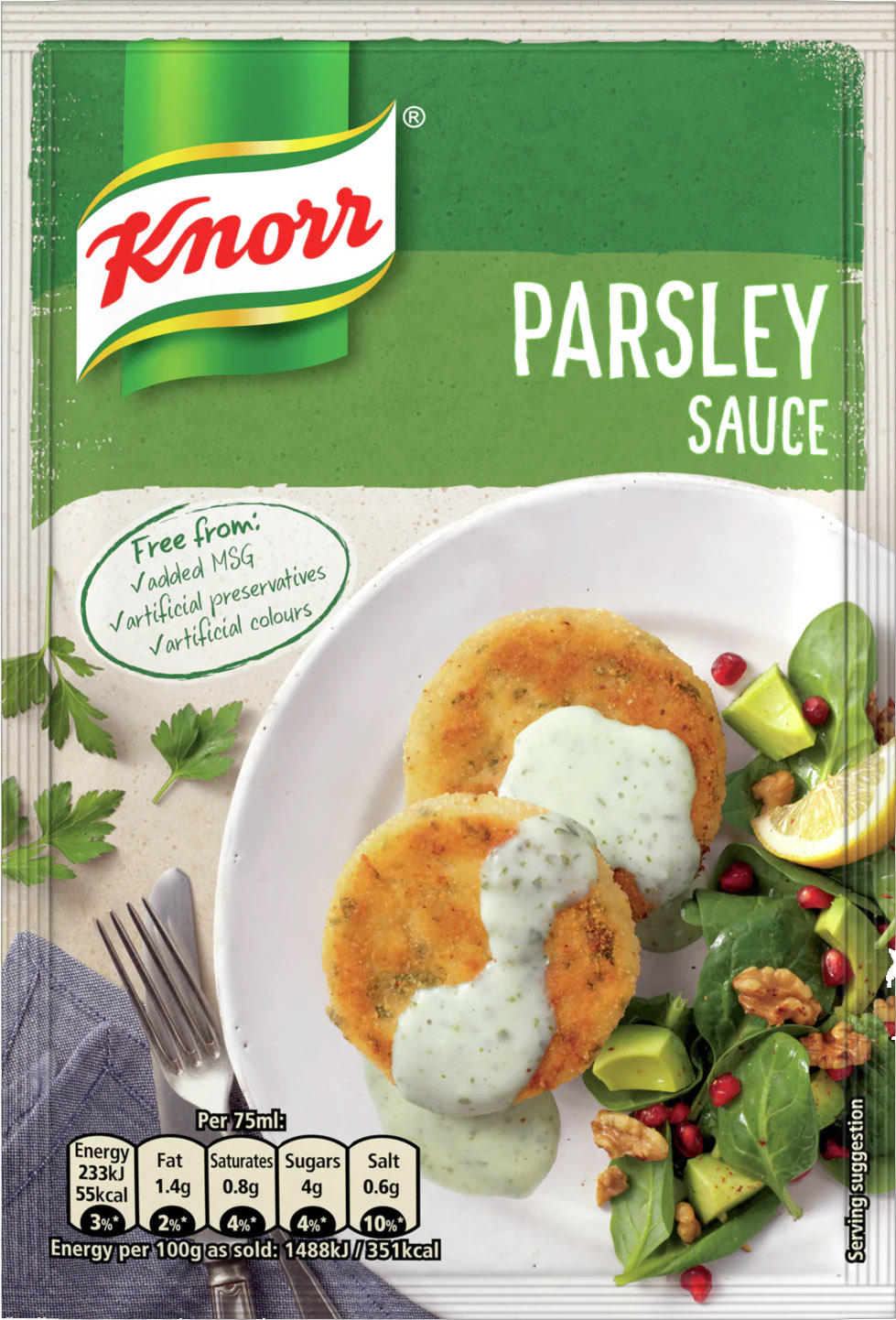 Food Ireland Knorr Parsley Sauce 20g (0.7oz) 4 Pack