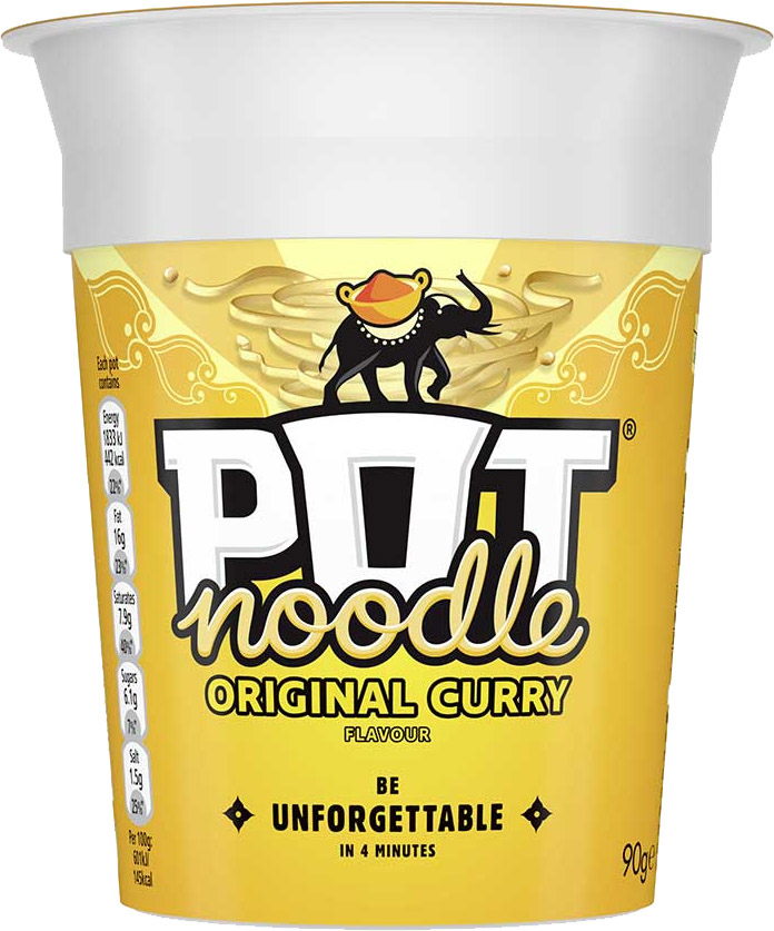 Food Ireland Pot Noodles Spicy Curry 90g (3.2oz)