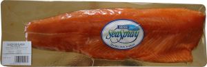 Irish Seaspray Smoked Organic Irish Salmon Sliced 1Kg (35.2oz)