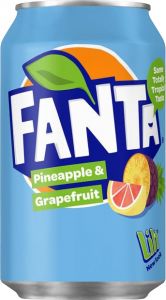 Fanta Pineapple & Grapefruit 330ml (11.2fl oz) 6 Pack