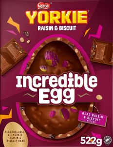 Yorkie Raisin & Biscuit Incredible Egg 522g (18.4oz)