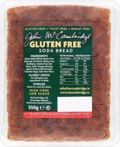 McCambridge Gluten Free Soda Bread 550g (19.4oz)