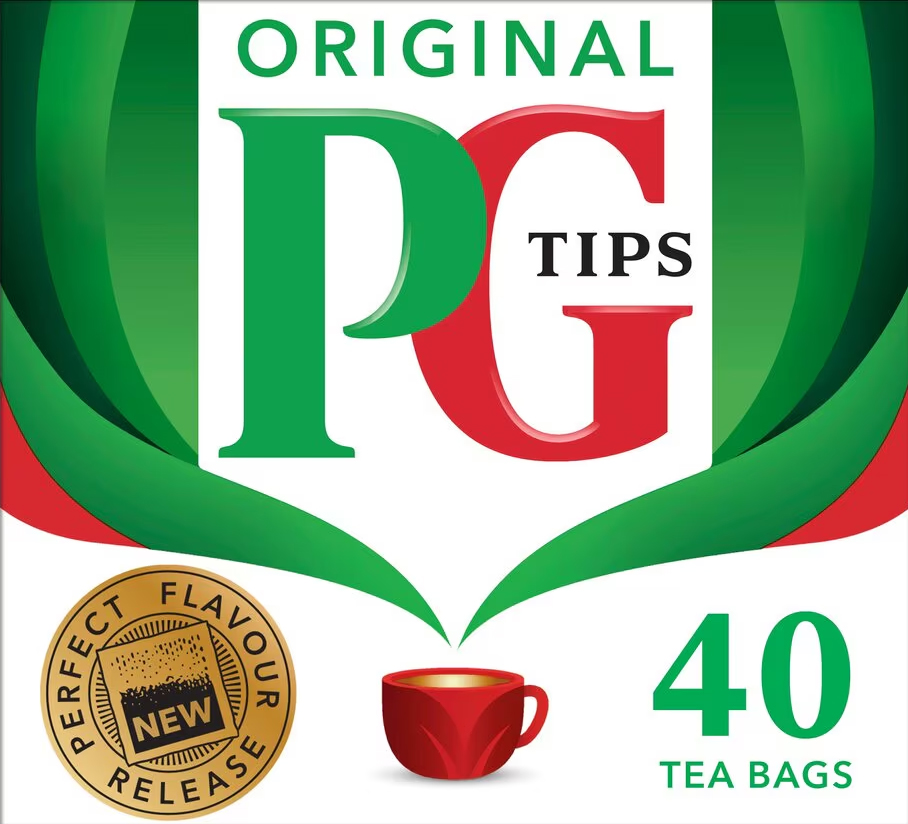 PG Tips Pyramid Black Tea - 40 tea bags, 4.0 oz box