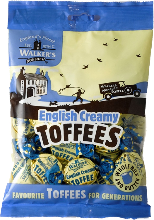 Food Ireland Walkers Nonsuch English Toffee 150g (5.3oz) 2 Pack