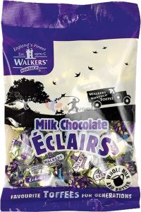 Walkers Nonsuch Milk Chocolate Eclairs 150g (5.3oz) 2 Pack
