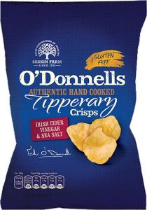 O' Donnells Salt & Vinegar 47.5g (1.7oz) 8 Pack