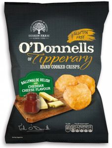 O' Donnells Ballymaloe Relish & Cheddar Cheese 47.5g (1.7oz) 8 Pack