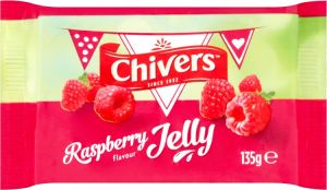 Chivers Jelly Raspberry 135g (4.8oz) 2 Pack