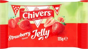 Chivers Jelly Strawberry 135g (4.8oz) 2 Pack