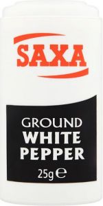 Saxa White Pepper 25g (0.9oz)