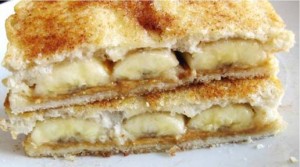 Banana & Sugar Sandwich