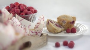 Vegan Raspberry Muffins