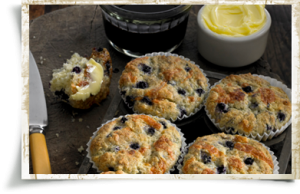 Blueberry Corn Muffins