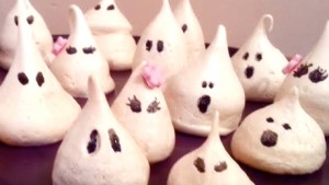 Ghost Meringues