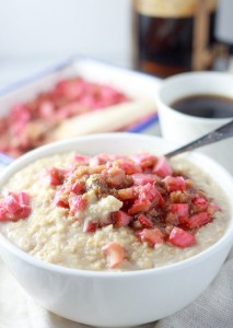 Rhubarb Oatmeal