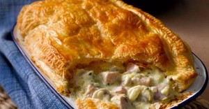 Bacon, Leek & Mushroom Pie