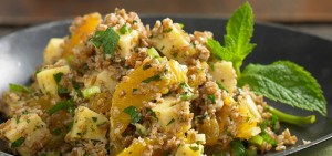 Bulgur Salad with Oranges and Dubliner Cheese