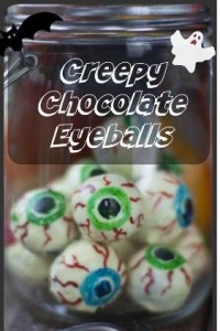 Creepy Chocolate Eyeballs