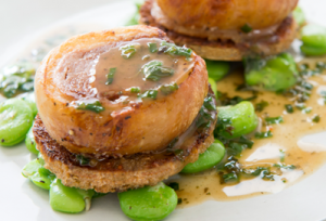 Lamb noisettes with Ballymaloe Mint Jelly