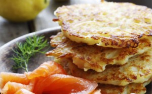 Smoked Salmon with Boxty Pancakes 