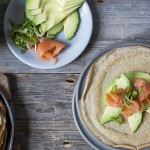 Buckwheat Crêpes with Smoked Salmon and Avocado