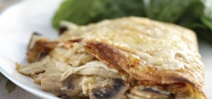 Chicken & Mushroom Pancakes