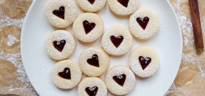Mini Linzer Cookies