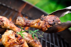 Chicken Drumsticks with Jalapeño Mayo