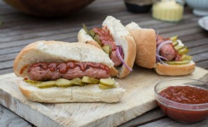 Hotdog with Ballymaloe Relish