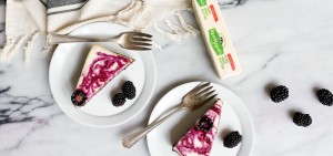 Blackberry Marbled Cheesecake