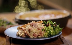 Nevenâ€™s Leftover Turkey, Ham and Leek Pie