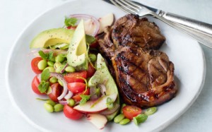 Mustard Glazed Lamb Chops