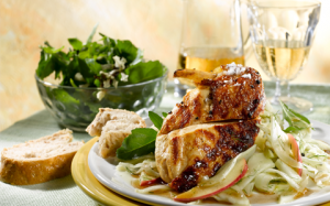 Organic Chicken Breast with Fennel & Rocket Salad