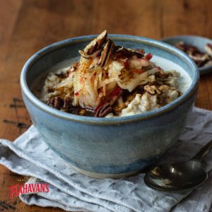 Apple, Cinnamon, and Pecan Porridge