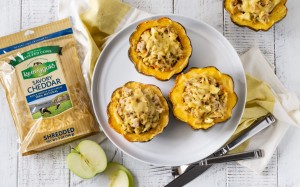 Sausage and Apple Stuffed Acorn Squash