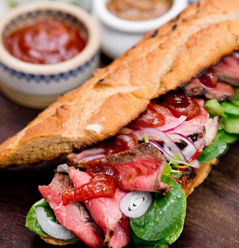 Ballymaloe Steak Sandwich with Steak Sauce Food Ireland Irish Recipes