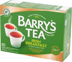 Barrys Tea Breakfast Green 80 Bags 250g (8.8oz)