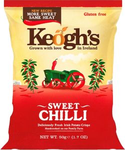 Keoghs Sweet Chili & Irish Red Pepper 50g (1.8oz) 3 Pack