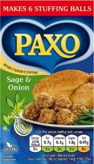 Paxo Sage & Onion Stuffing 85g (3oz)