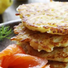 Smoked Salmon with Boxty Pancakes