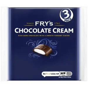 Fry's Chocolate Cream 3 Pk 147g (5.2oz)