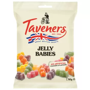 Taveners Jelly Babies 165g (5.8oz) 2 Pack