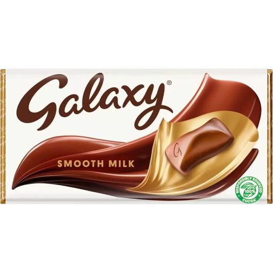 Food Ireland: Galaxy Smooth Milk 100g (3.5oz) 2 Pack