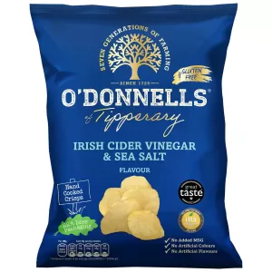 O' Donnells Salt & Vinegar 125g (4.4oz) 3 Pack
