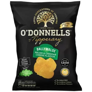 O' Donnells Ballymaloe Relish & Cheddar Cheese 125g (4.4oz) 3 Pack